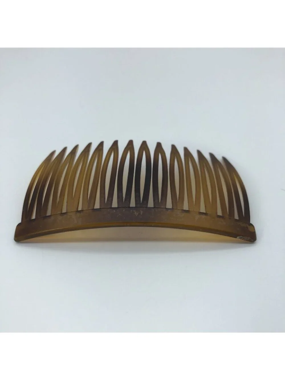 Vintage faux tortoise hais combs lucite plastic Scunci